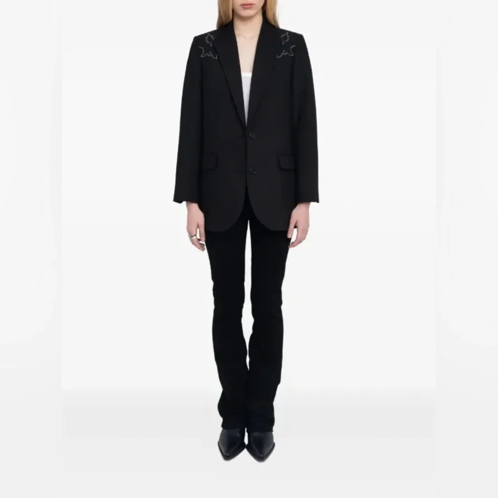Zadig&Voltaire embroidered-detail blazer $ 608 New without tag - Picture 5 of 5